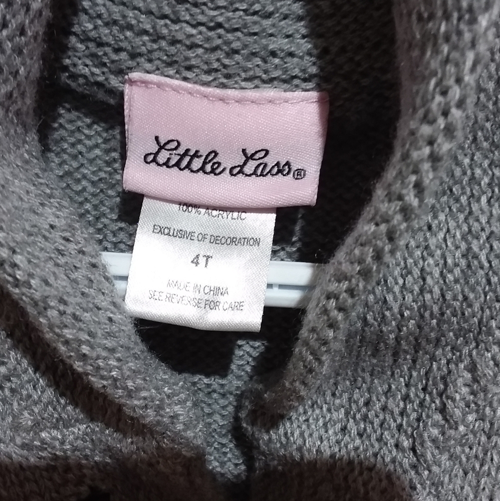 LITTLE LASS Toddler Girls Toggle Vest - Picture 3 of 5
